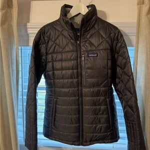 Patagonia Women's Dark Gray Puffer Jacket